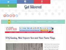 Tablet Screenshot of getsilvered.com